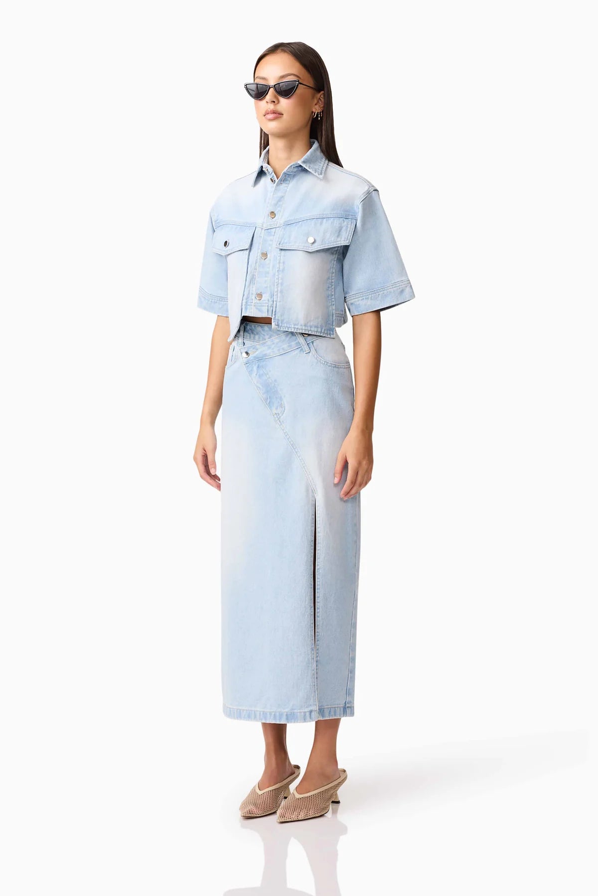 Silvie Shirt and Skirt Set