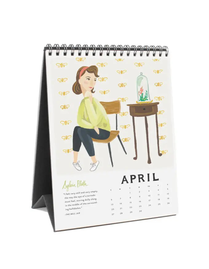 Ladies of Literature 2025 Desk Calendar