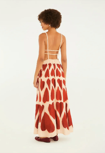 Vestido Maxi Coração