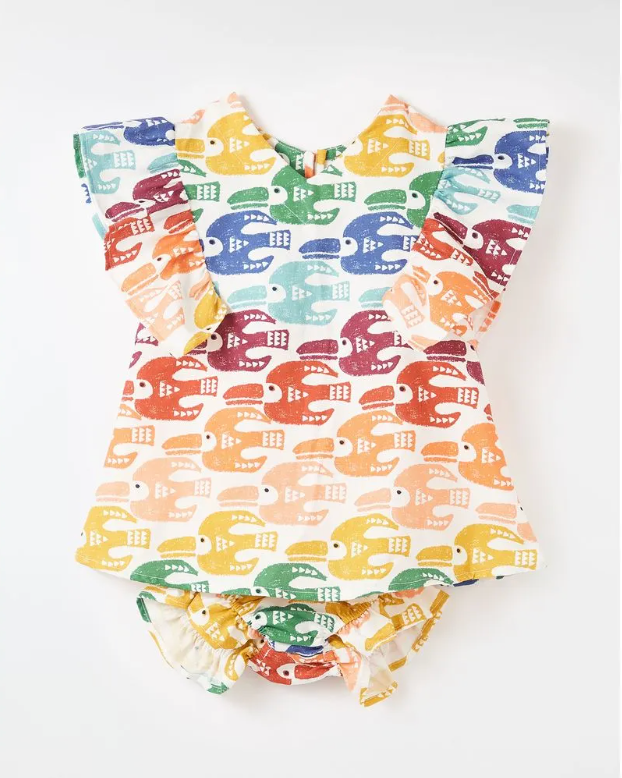 Vestido Bebe Tucano Rainbow Mini