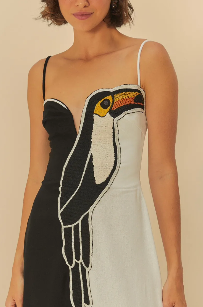 Vestido Pb Bordado Cutwork Pantera