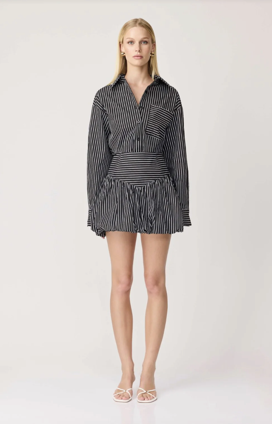 ASTELLA SHIRT AND MINI SKIRT SET