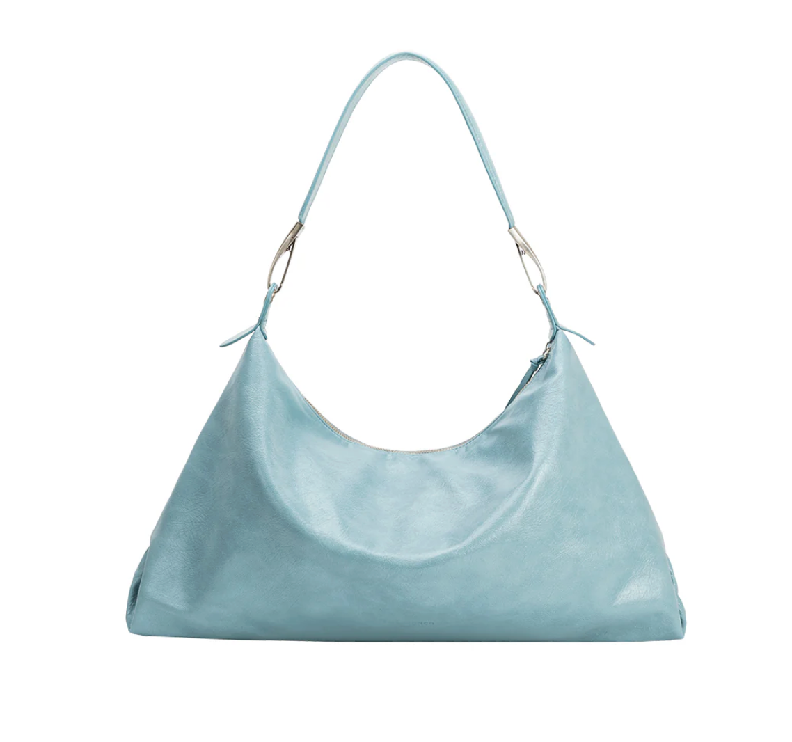 Charlie Blue XL Recycled Vegan Tote Bag
