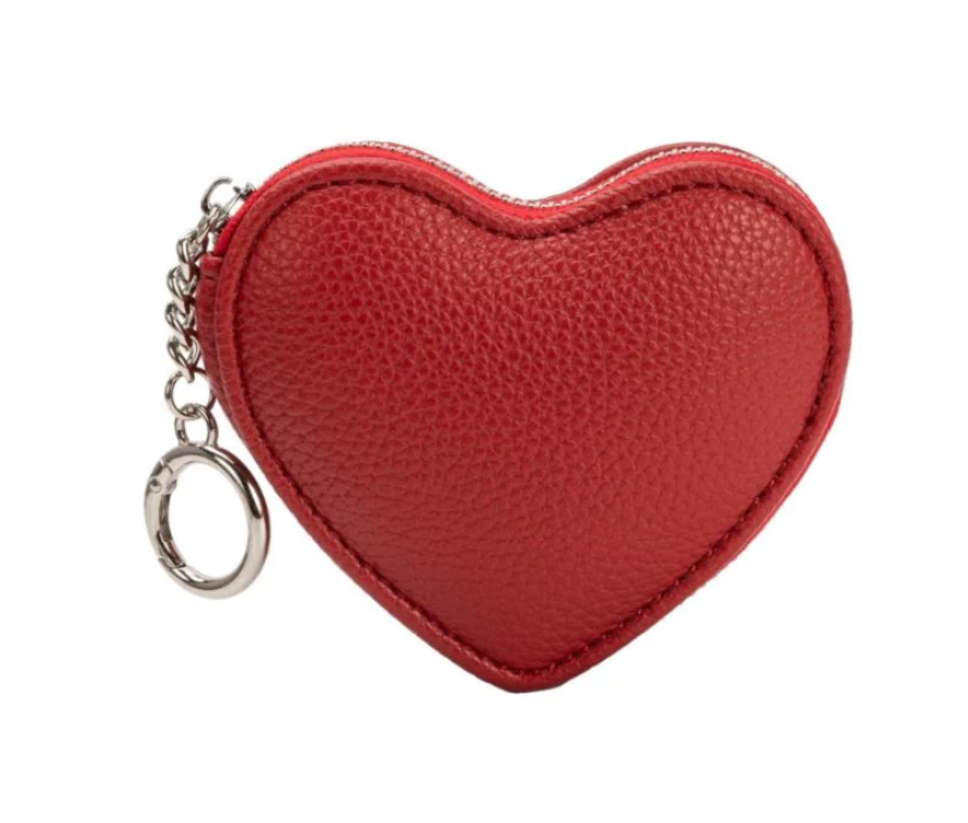 Puffy Heart Vegan Bag Charm