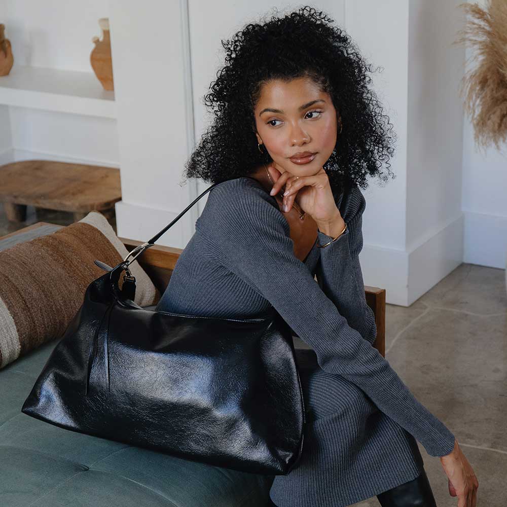 Charlie Espresso Recycled Vegan Bag