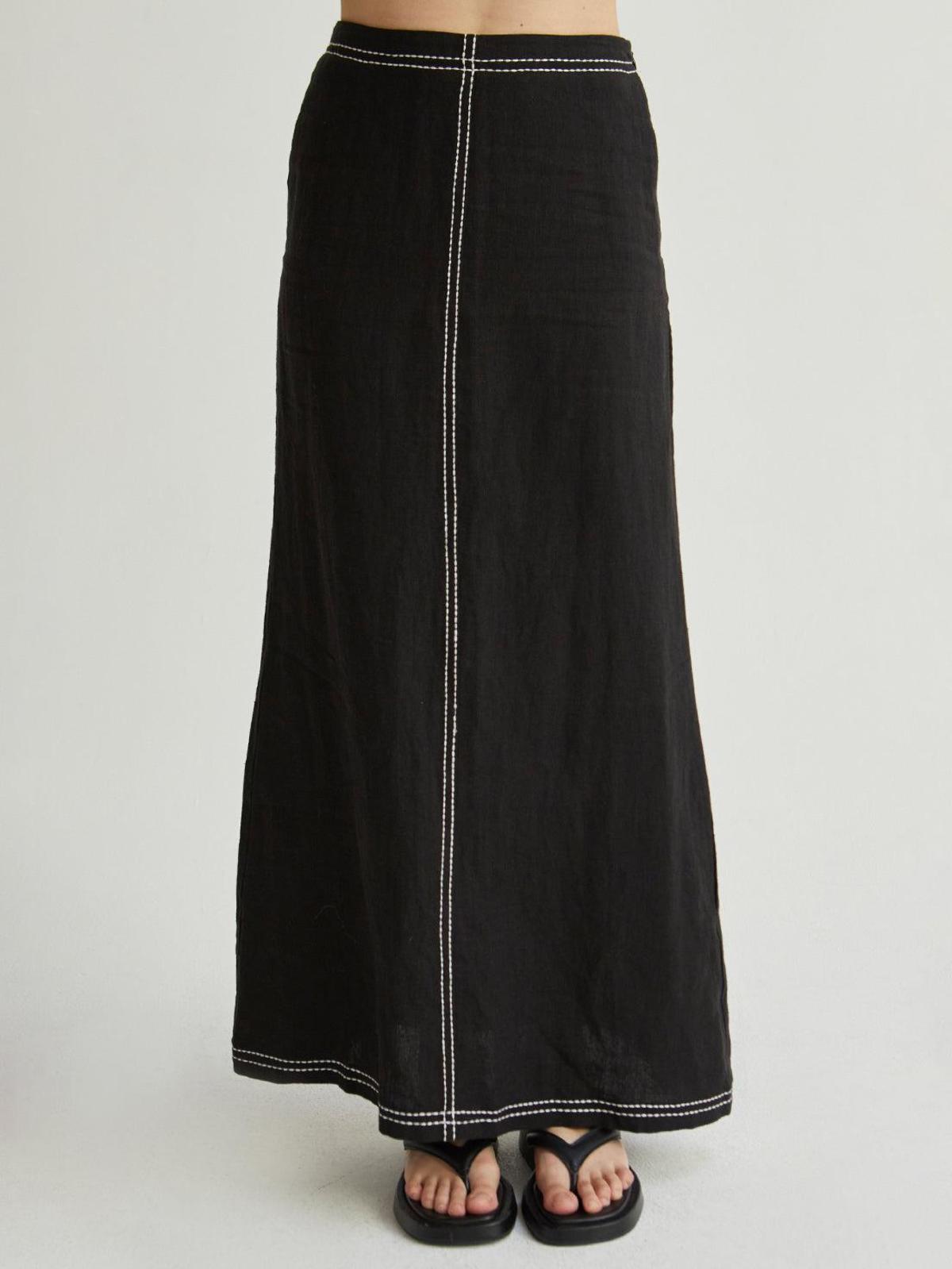 Kenzy Linen Maxi Skirt