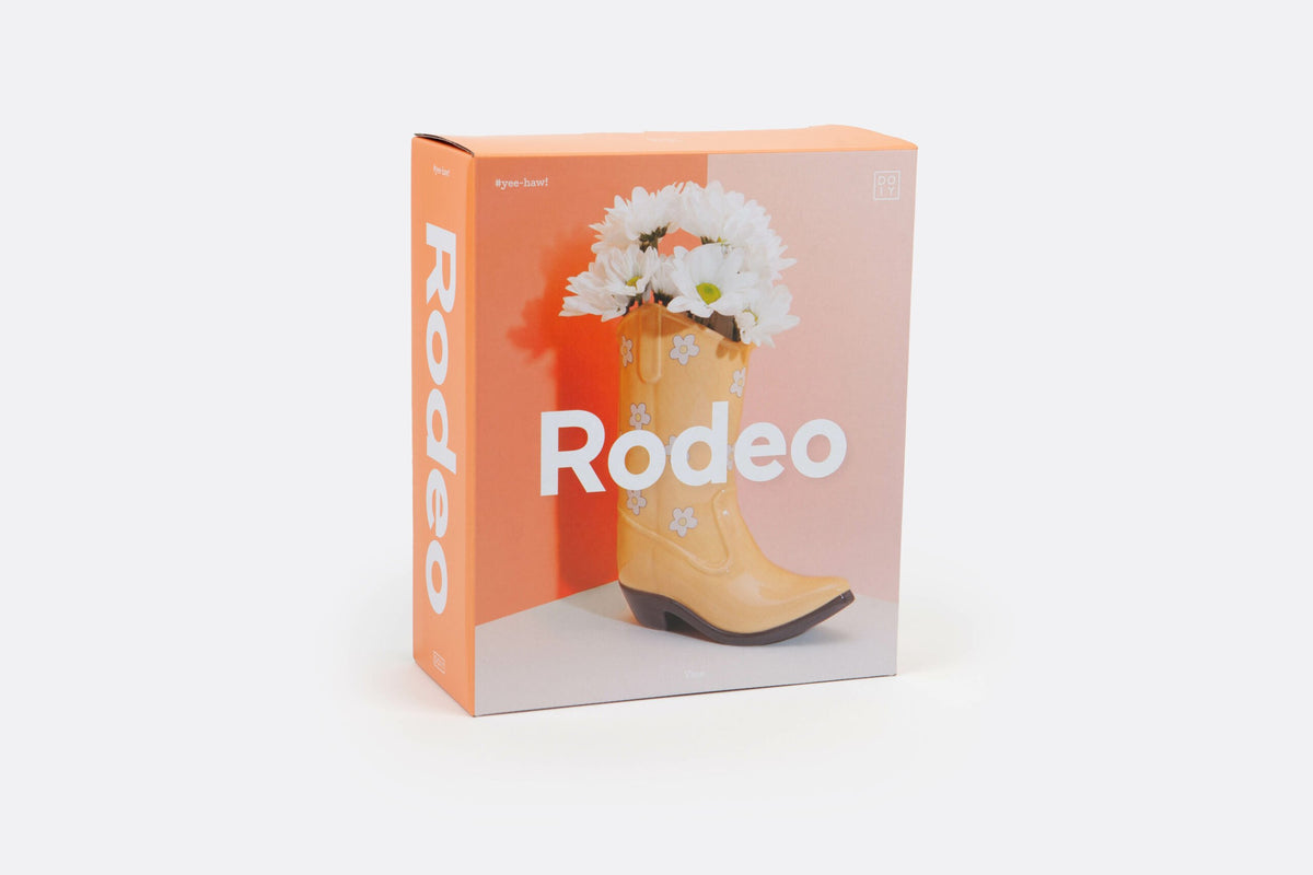 Rodeo Vase Cowboy Boot