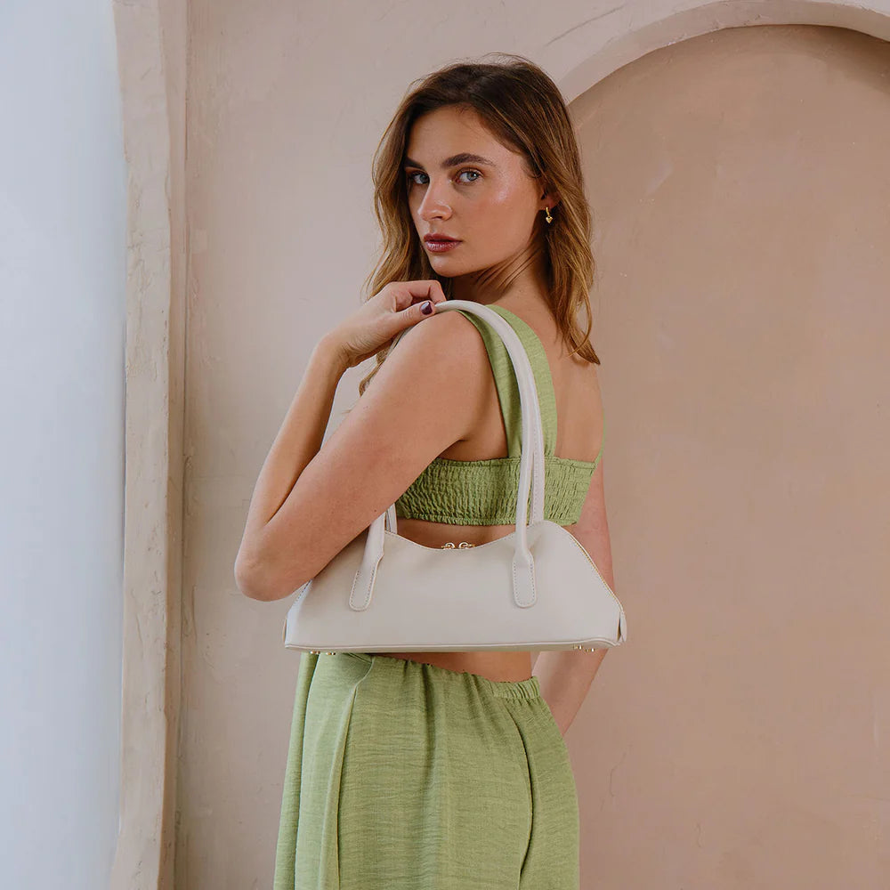 Dakota Ivory Recycled Vegan Bag