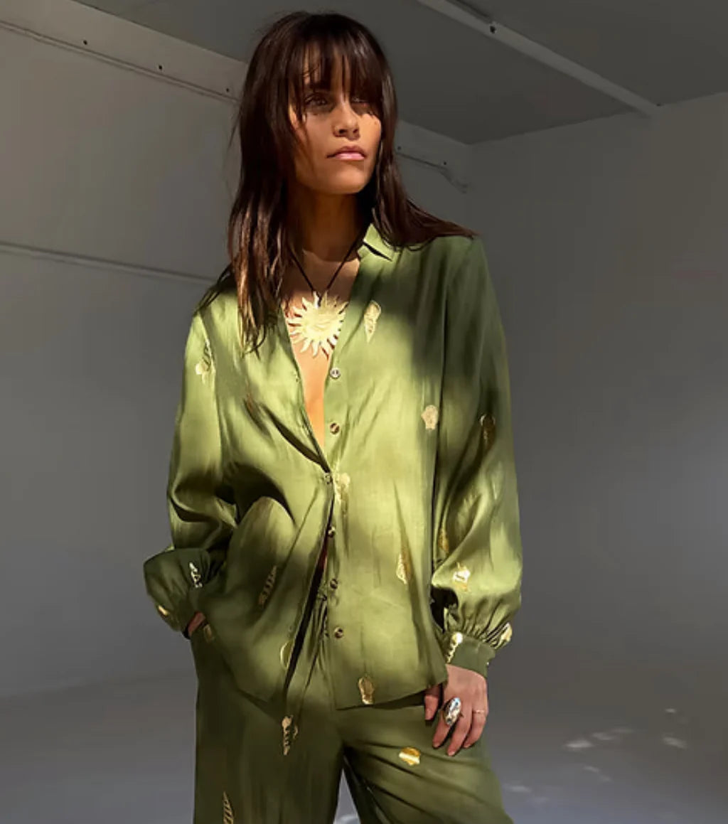 Khaki Shell Miley Shirt