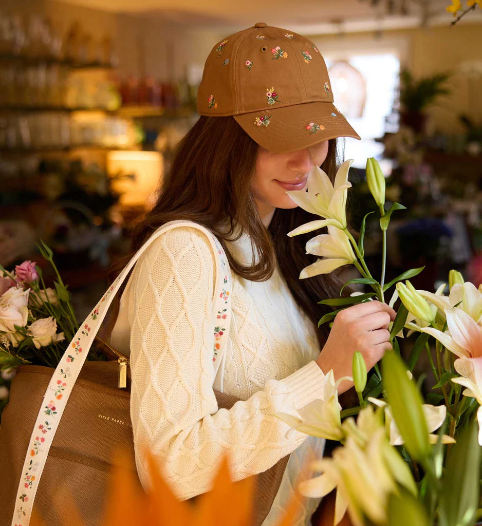 Ditsy Dahlia Baseball Cap