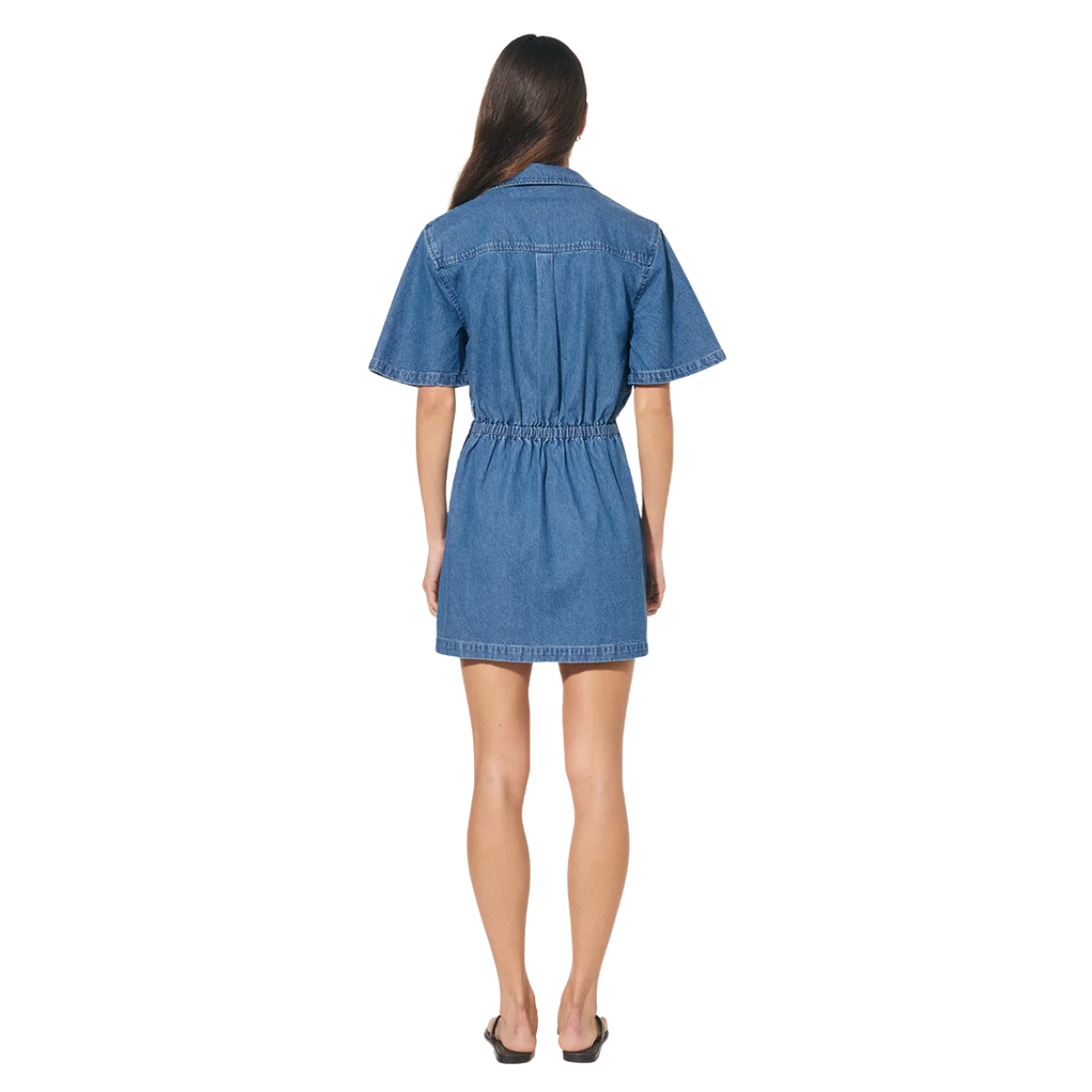 INDIGO DENIM MINI DRESS
