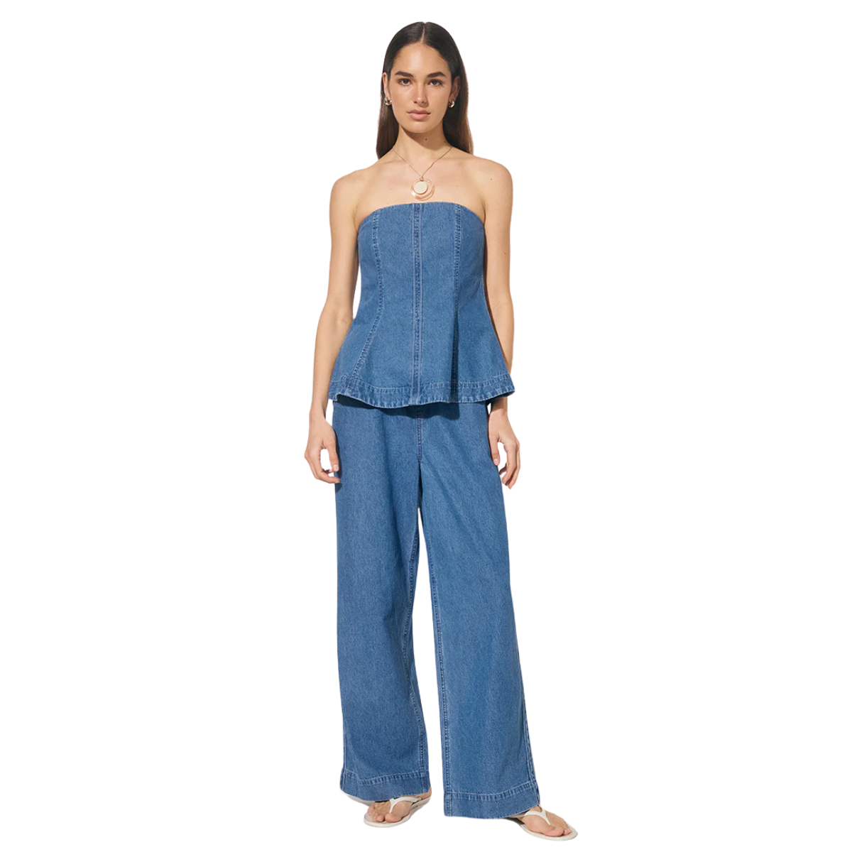 INDIGO DENIM TOP