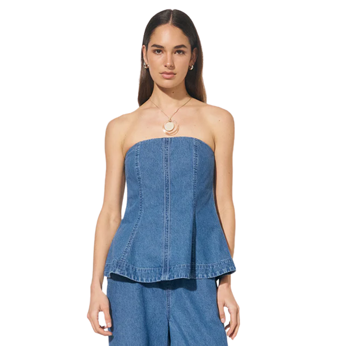 INDIGO DENIM TOP
