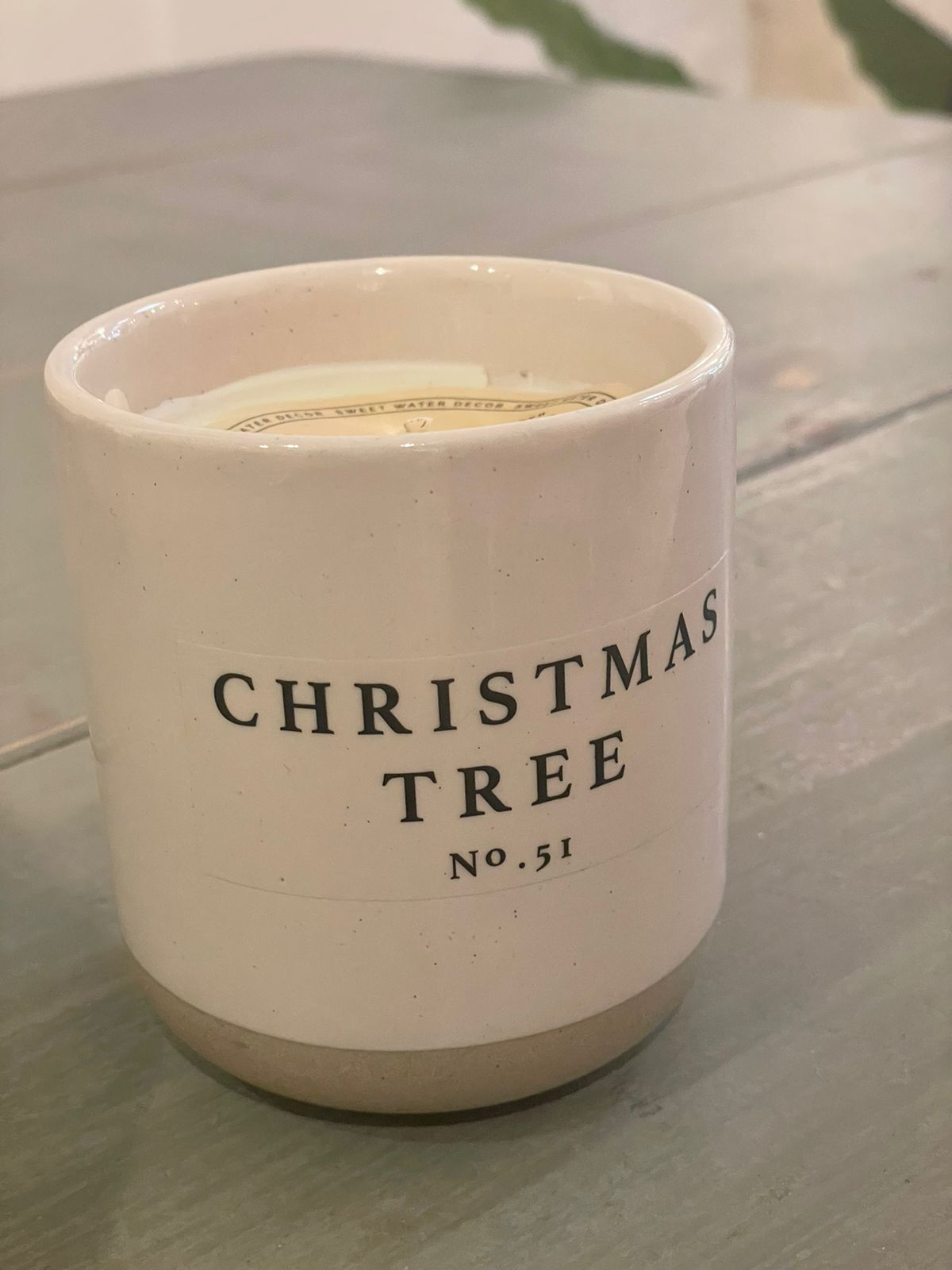 Cypress Fir wax candle mug