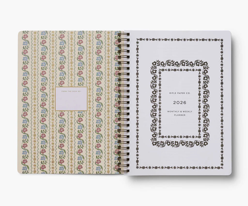 2026 Dahlia 12-Month Softcover Spiral Planner