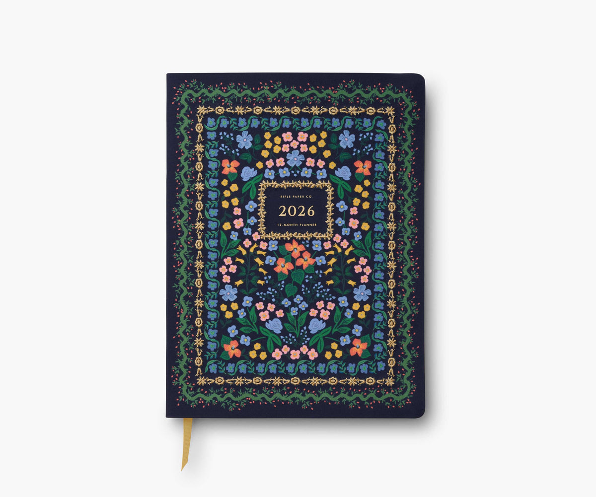 2026 Wildwood 12-Month Embroidered Bookbound Planner