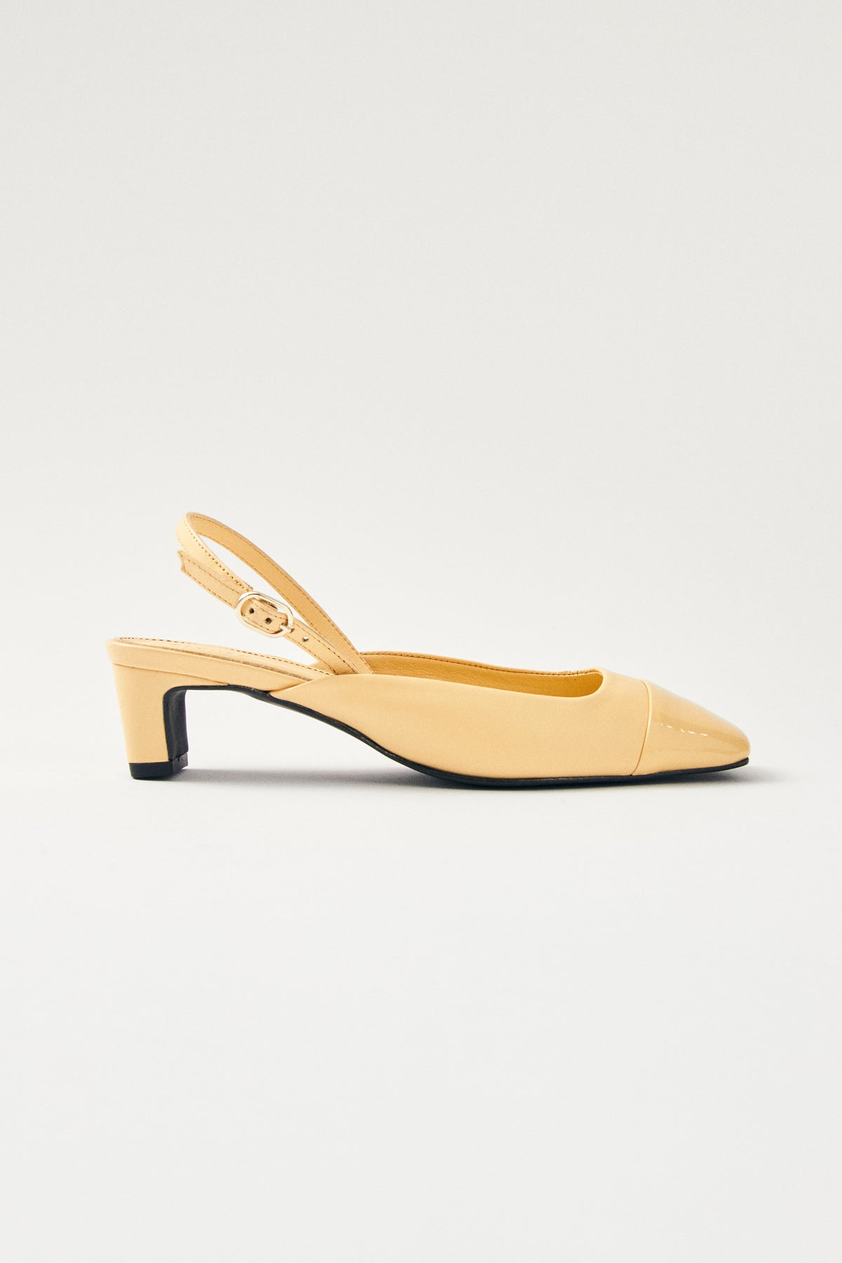 LINDY BLISS VANILLA LEATHER PUMPS