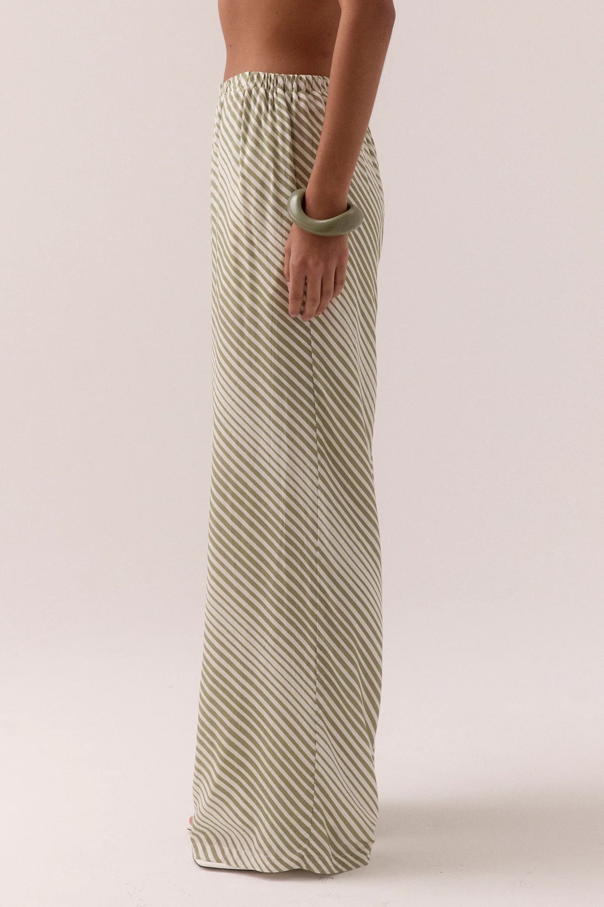 VISTA PANTS - OLIVE STRIPE