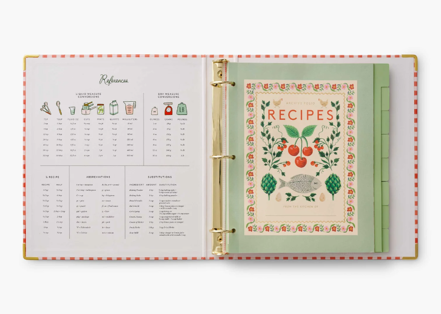 Cherry Farm Recipe Binder