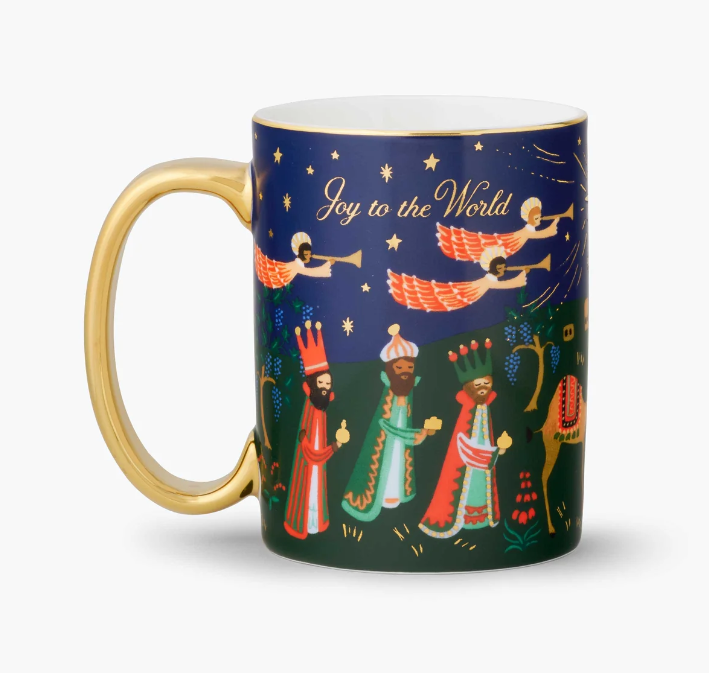 Nativity Scene Porcelain Mug