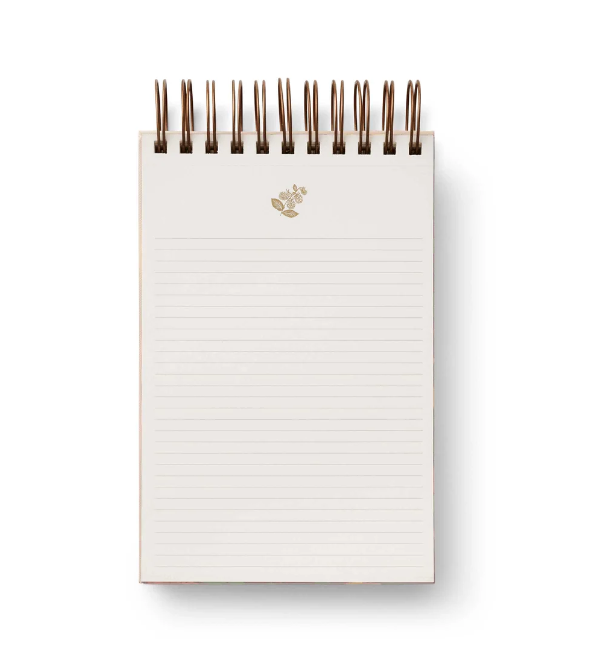 English Rose Desktop Spiral Notepad