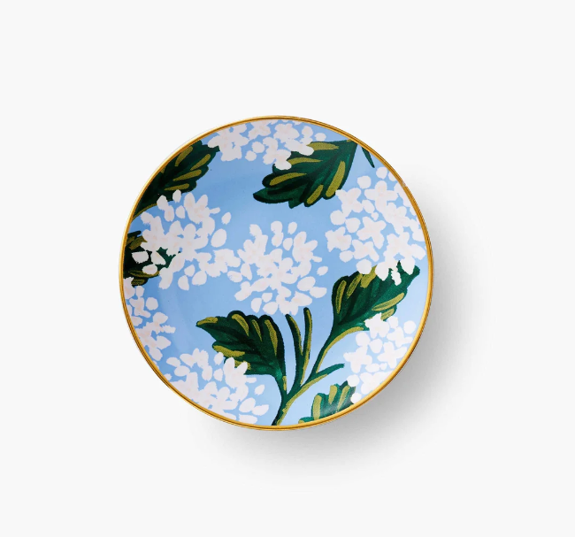 Hydrangea Porcelain Ring Dish