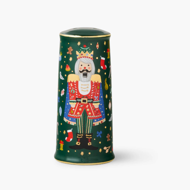 Nutcracker Porcelain Salt &amp; Pepper Shaker Set