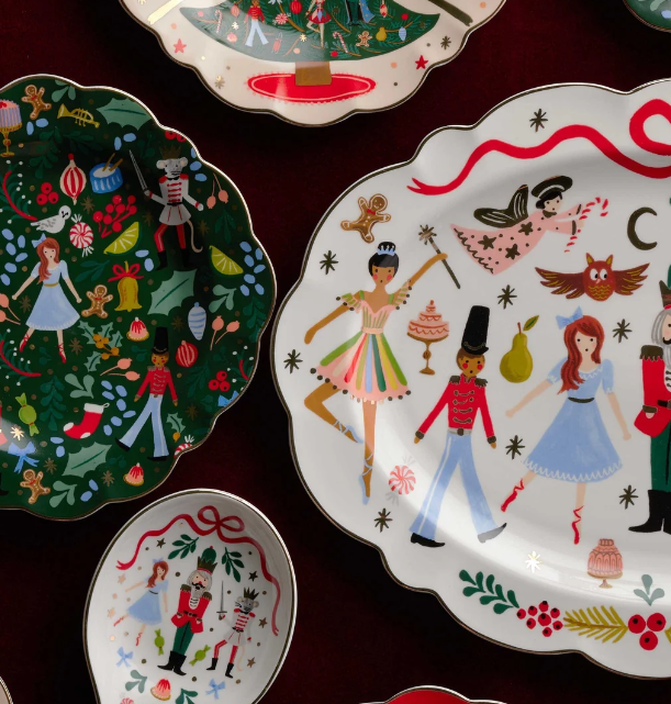 Nutcracker Large Porcelain Serving Platter