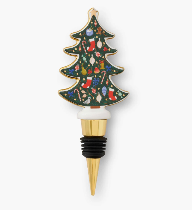 Nutcracker Porcelain Wine Stopper Set