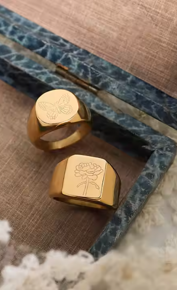 Rosa Gold Ring