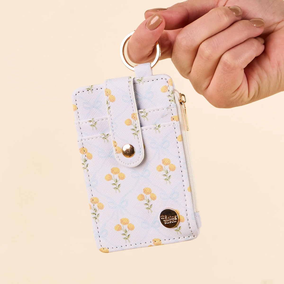 Keychain Wallet - Marigold Lane Blue
