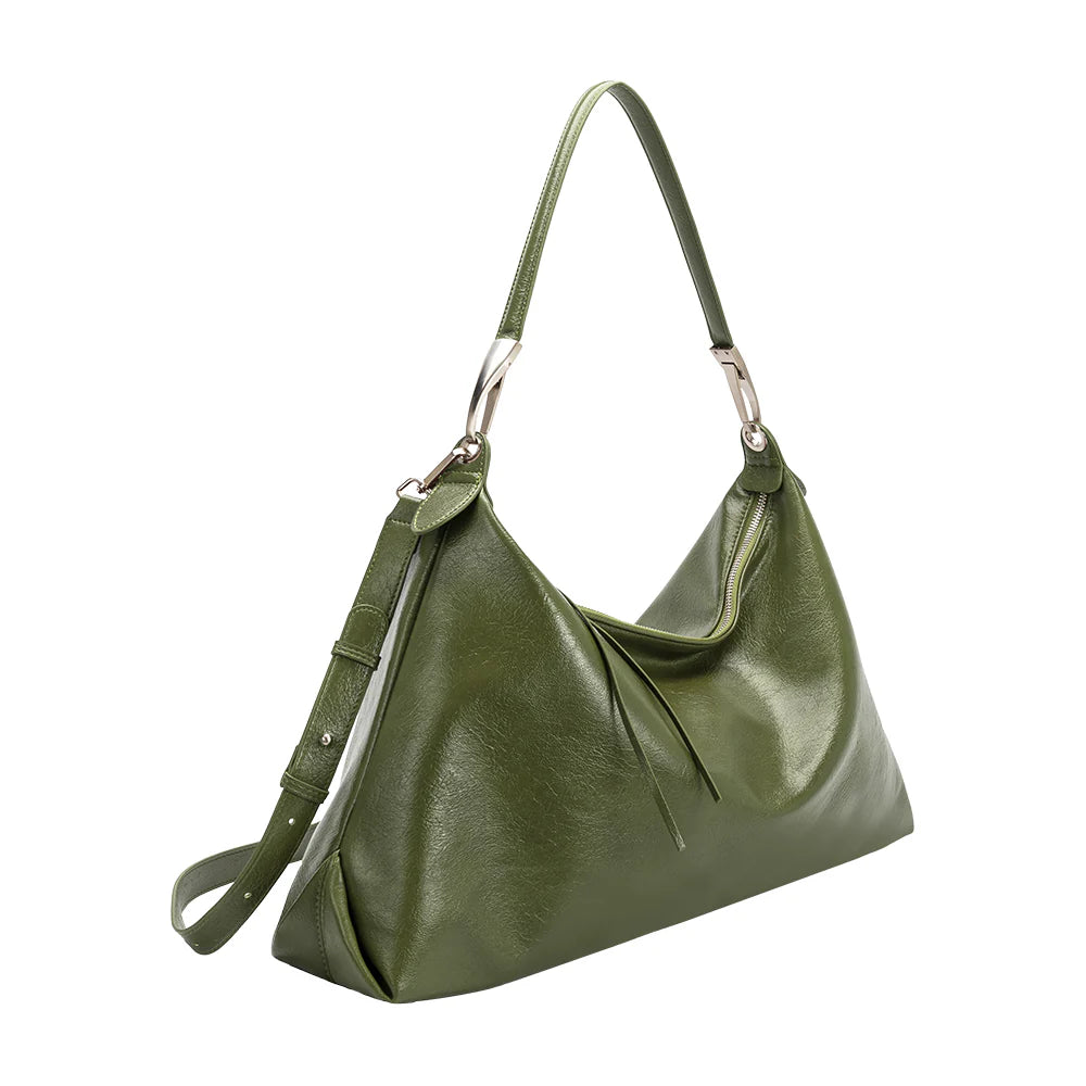 Charlie Olive Recycled Vegan Bag