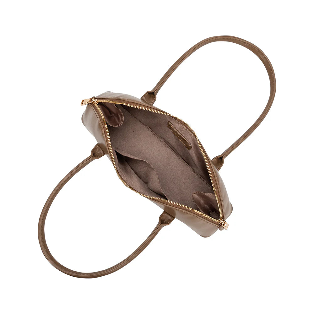 Dakota Taupe Recycled Vegan Bag