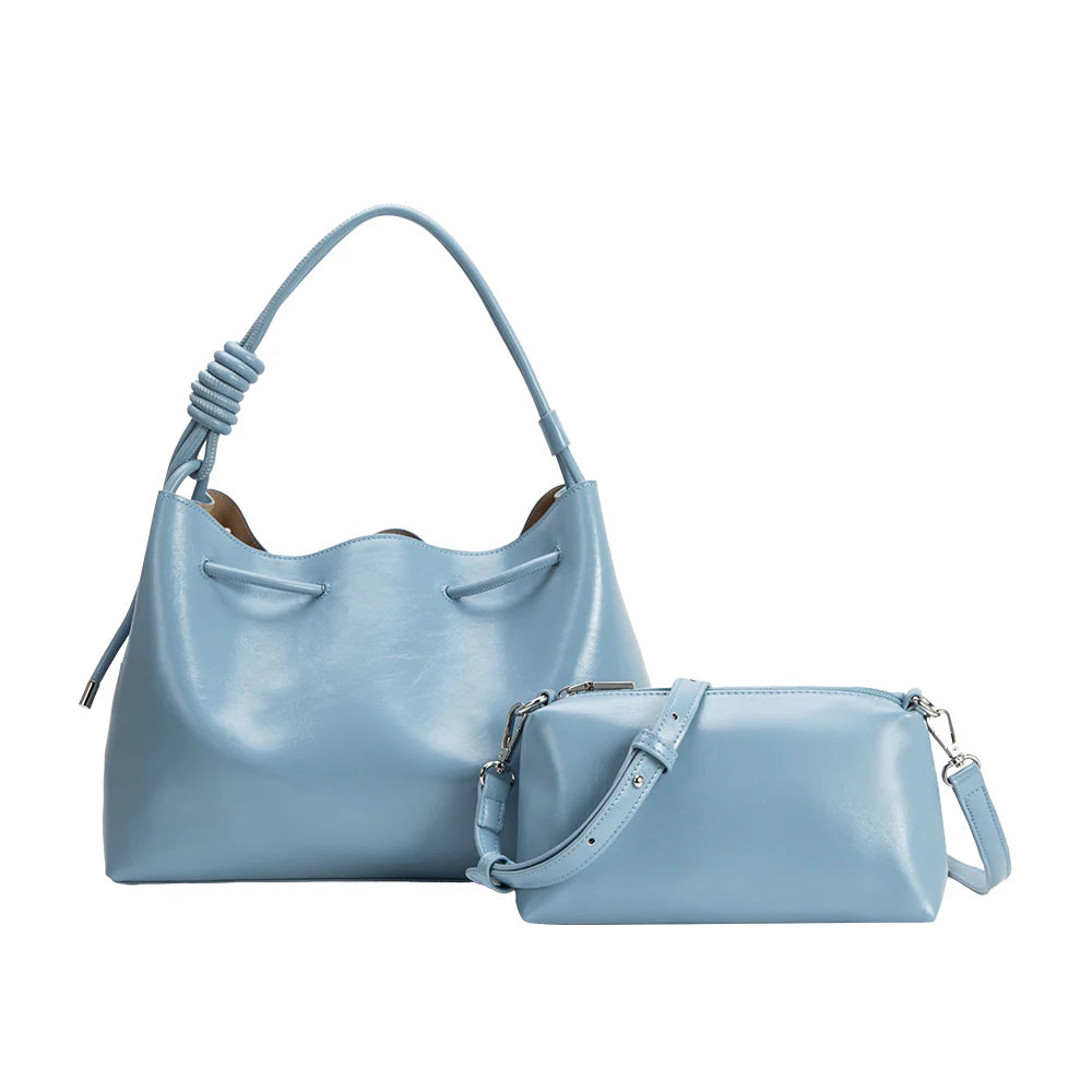 Margot Blue Recycled Vegan Bag