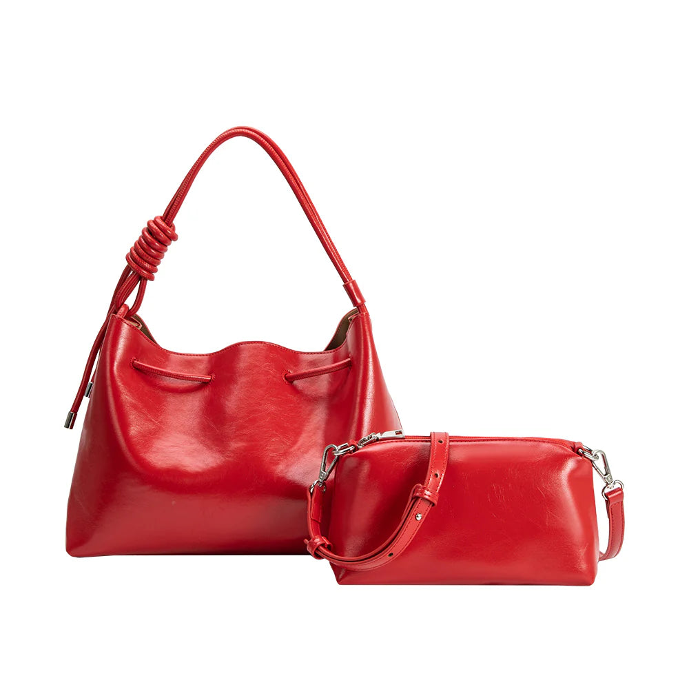 Margot Red Recycled Vegan Bag