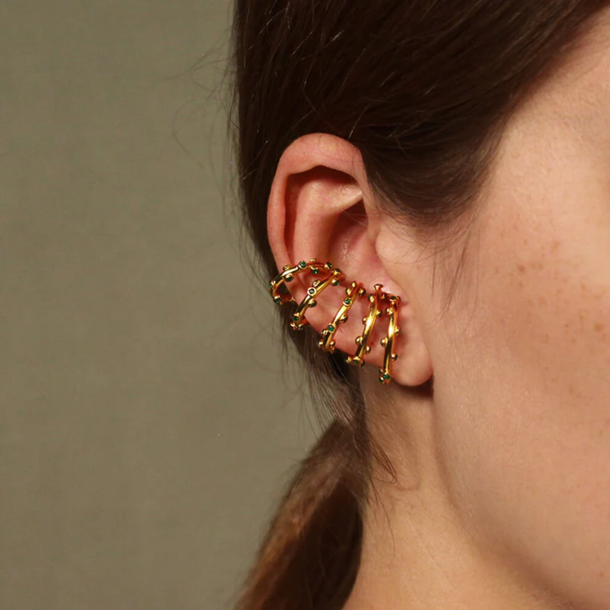 EARCUFF TWIRL TRUFA GLITTER