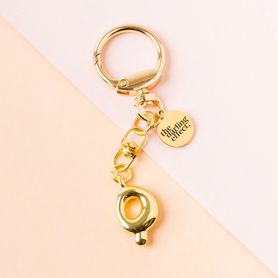 Bubble Letter Keychain Bag Charm