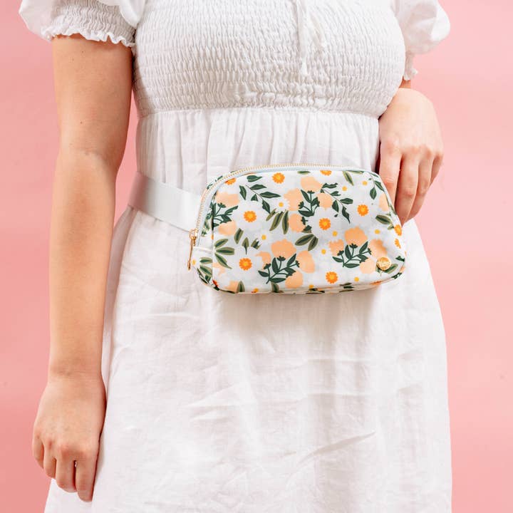 All You Need Belt Bag + Wallet - Flower Talk Print
