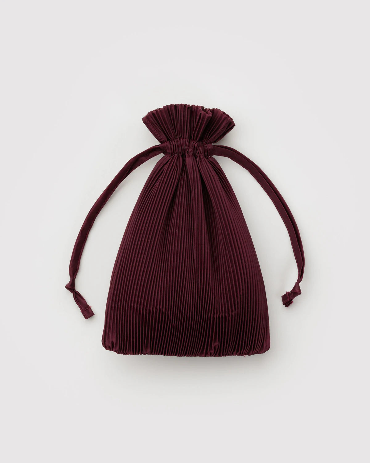 Pleated Baggu - Mahogany