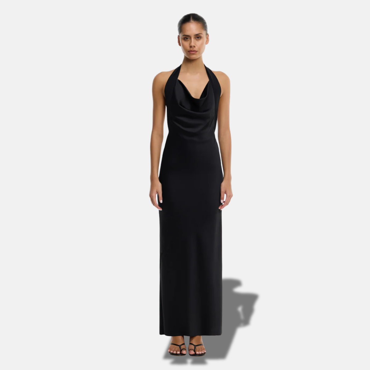 DEVLYN HALTER MAXI DRESS