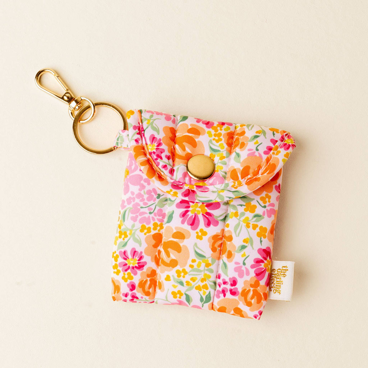 Puffy Earbud Case Keychain