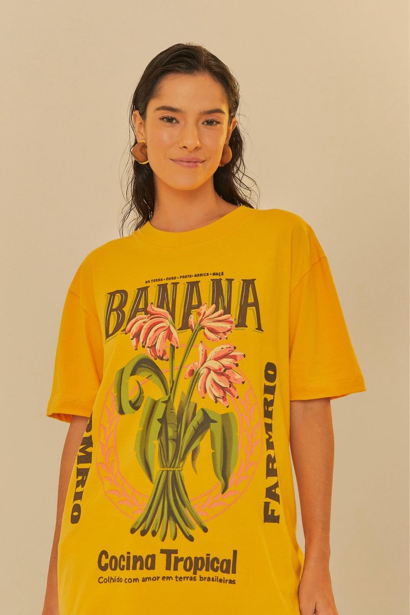 Tshirt Media Banana Cocina Tropical