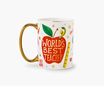 World&#39;s Best Teacher Porcelain Mug
