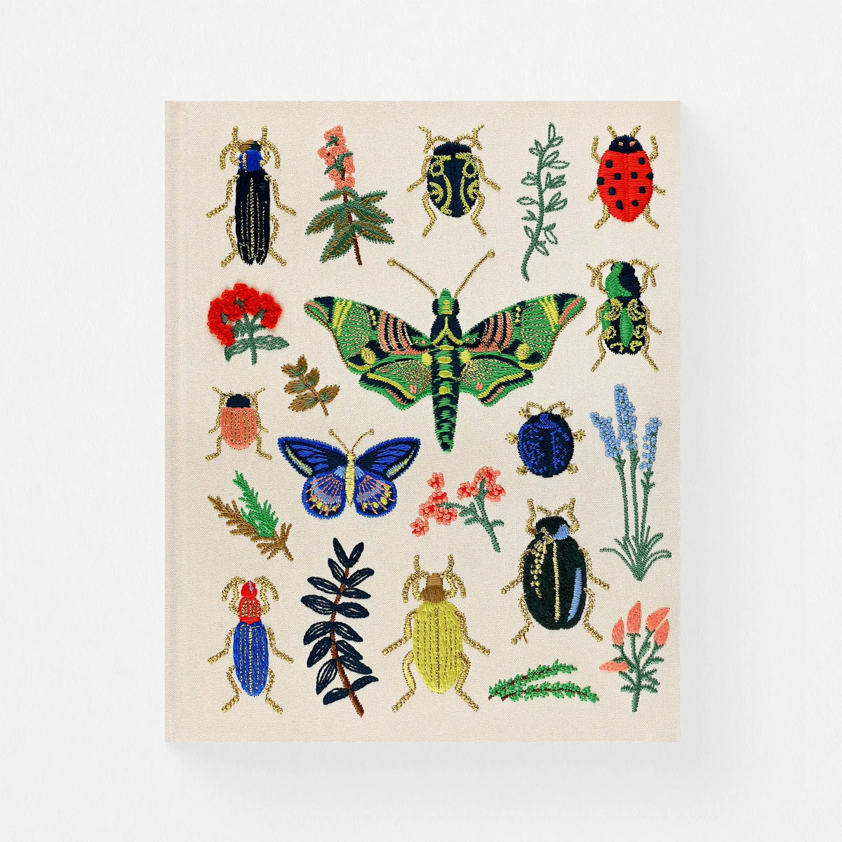 Curio Embroidered Fabric Sketchbook