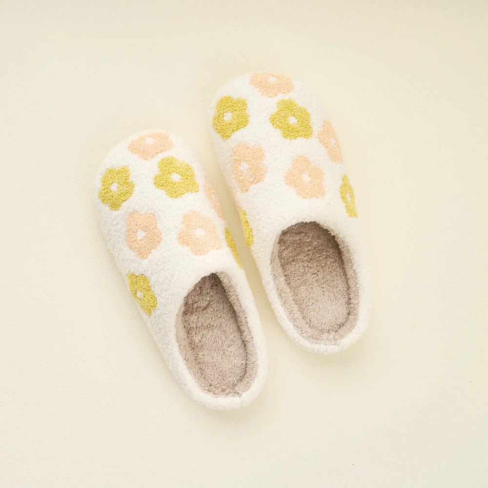 Slippers - Flower Peach