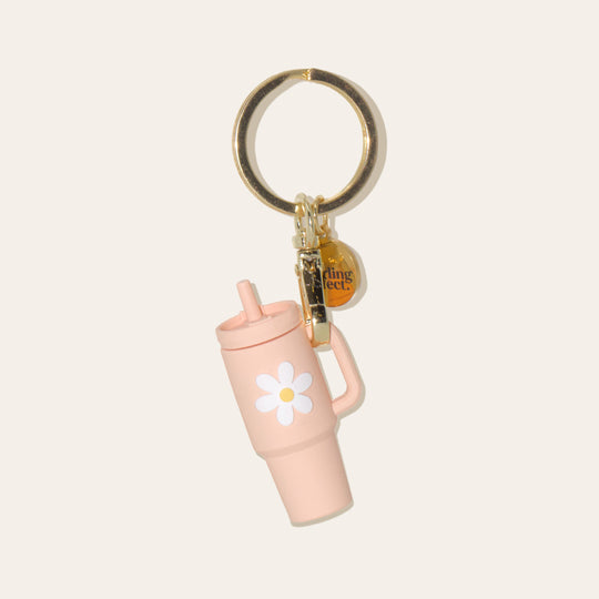 Pink Tiny Tumbler Keychains