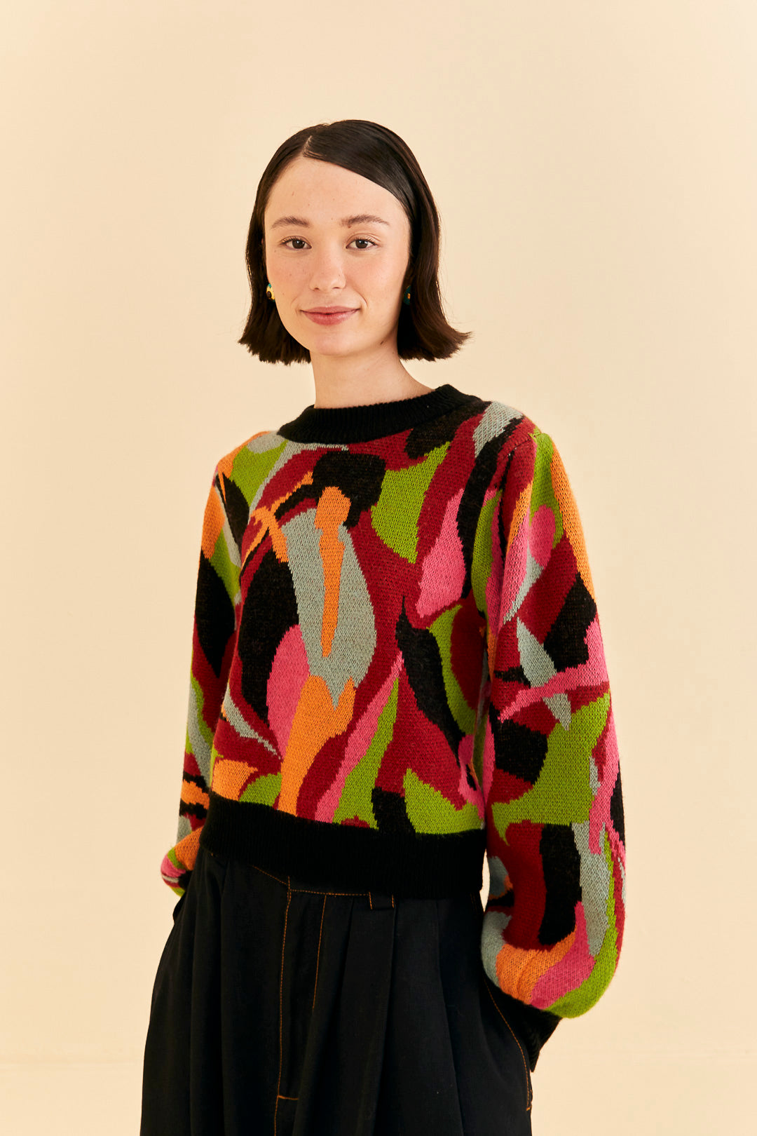 The Dance Multicolor Knit Sweater