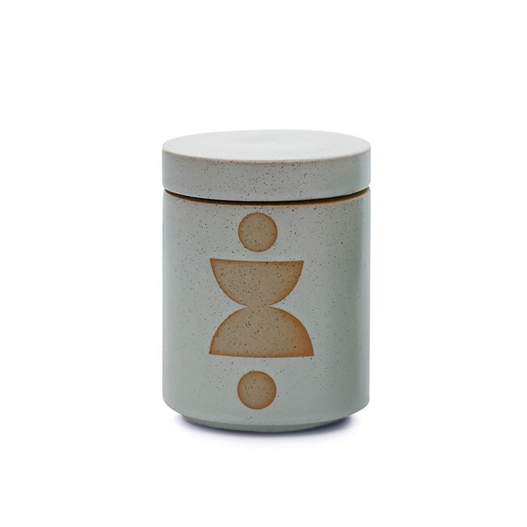 Form Candle 12 OZ Half Matte Glaze Ceramic